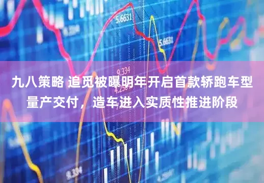 九八策略 追觅被曝明年开启首款轿跑车型量产交付，造车进入实质性推进阶段